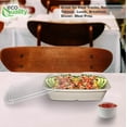 thumbnail image 6 of EcoQuality 29oz Disposable Bowls with Clear Lids - Rectangular Compostable Sugarcane Fiber Biodegradable Paper Bowls Eco-Friendly Take Out Food Storage Containers, Microwave Safe (200 PACK), 6 of 8