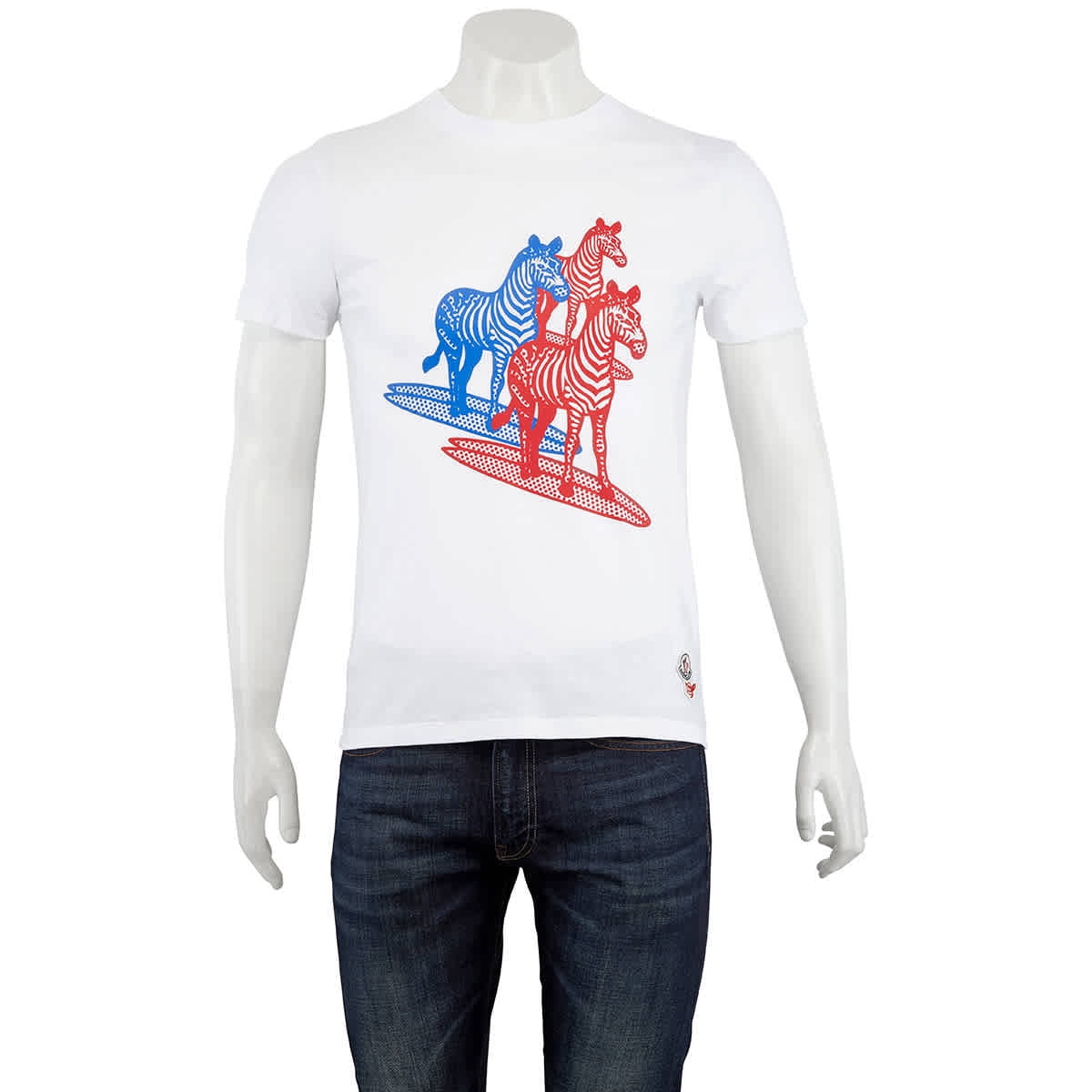Moncler Men's Mami Zebra T-Shirt, Brand 