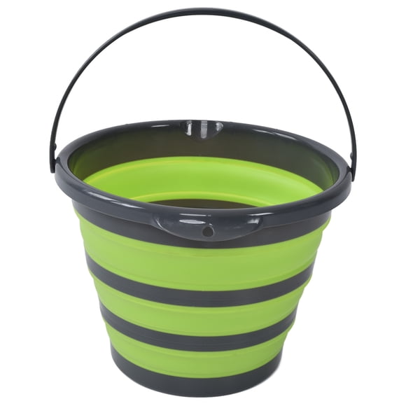Nikou Seau Pliable Pliant Portable Bassin d'eau Conteneur pour la Pêche Utilisation en Extérieur 10L