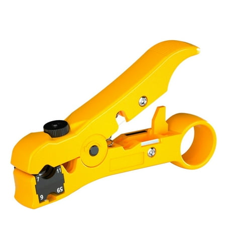 

Apexeon Telephone Cable Stripping Pliers Manual Wire Cutter for Coaxial & Network Cables