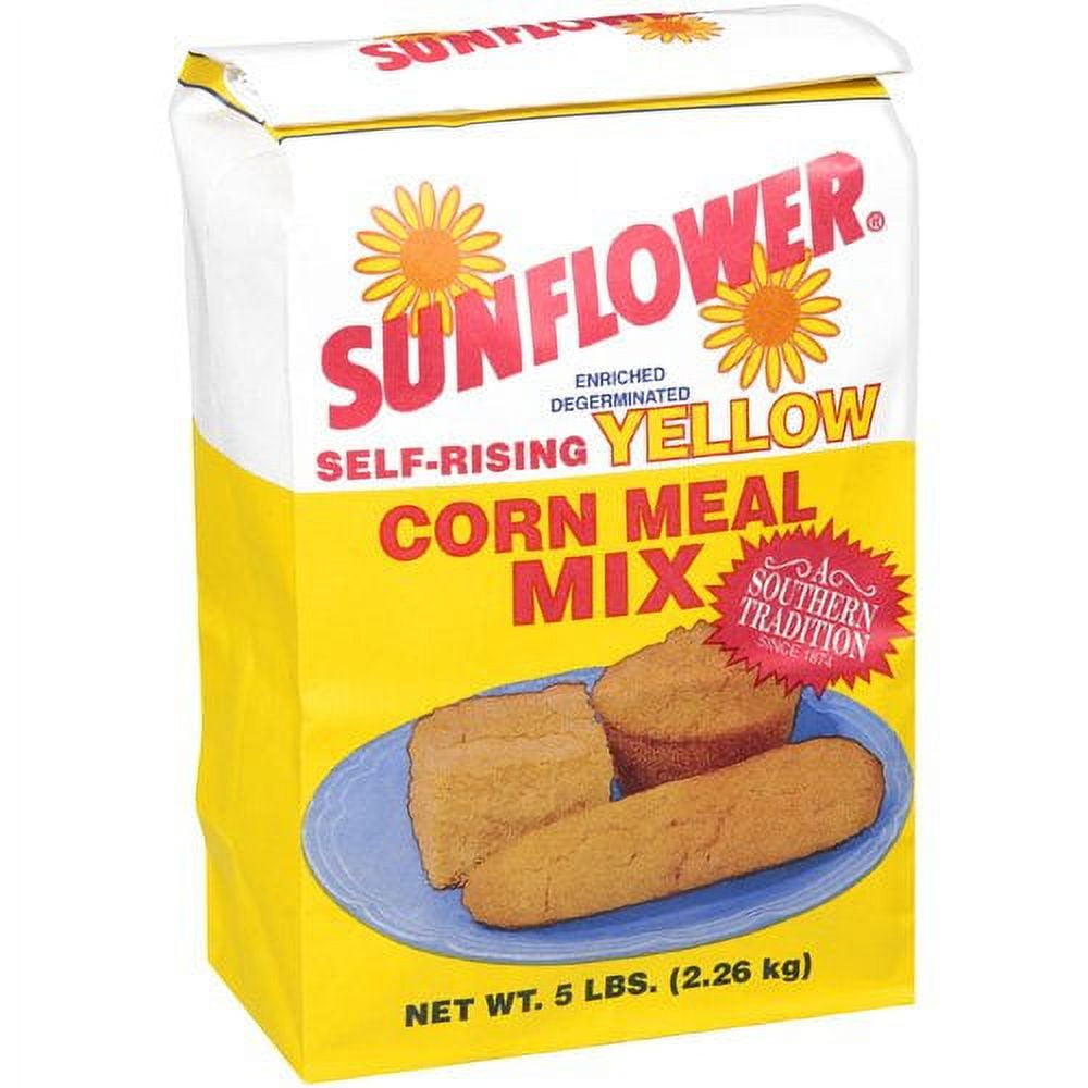 (2 pack) Hopkinsville Milling Sunflower  Corn Meal Mix, 5 lb