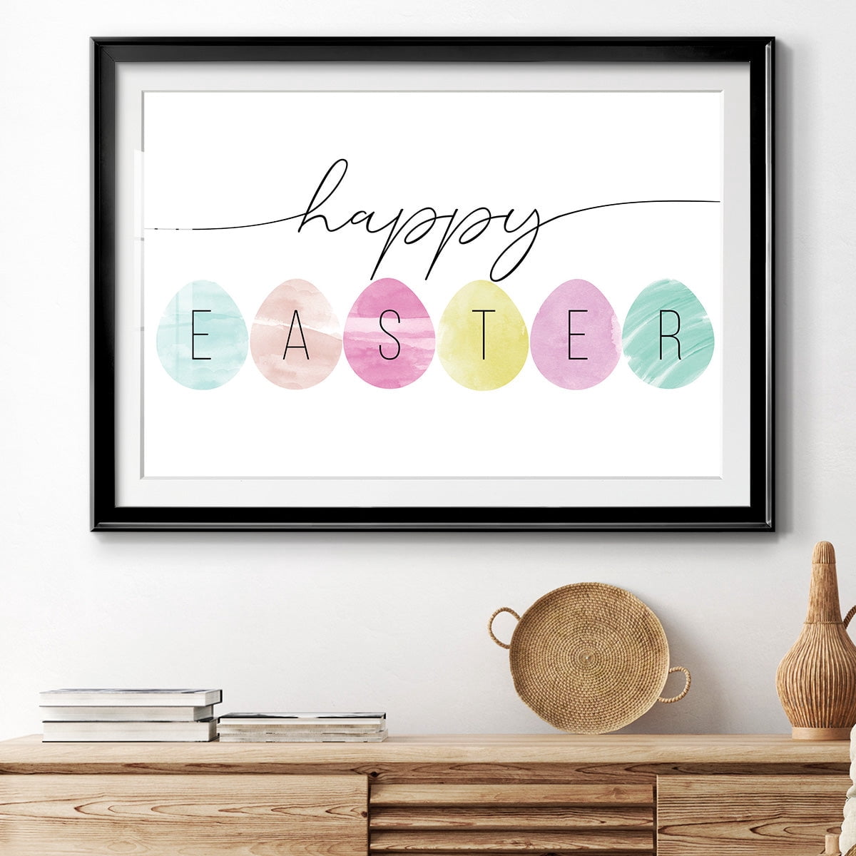Happy Easter Premium Framed Print - Ready to Hang