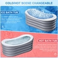 thumbnail image 7 of Portable Collapsible Inflatable Bathtub for Adults, Foldable SPA Bathtub for Indoor and Outdoor, Blow-up Bathtub with Electric Pump for 1-2 People, 7 of 7