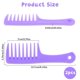 thumbnail image 2 of Wide Tooth Comb and Detangling Hair Brush Set, 2 Pack Dual Color for Wet or Dry Curly or Straight Hair, 2 of 4