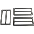 thumbnail image 2 of Correa de cincha deslizante de 2 pulgadas, hebillas de deslizamiento triple, botones de deslizamiento triple, sujetadores de aleación de zinc, 10 piezas (plata), 2 of 5