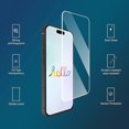 thumbnail image 3 of Ailun 3 Pack Screen Protector for iPhone 15romax + 3 Pack Camera Lens Protector with Installation Frame,Case Friendly Tempered Glass Film- HD [6 Pack], 3 of 5