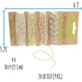 thumbnail image 3 of The Beadsmith 100% Hemp Cord – Metallic Vintage Colors – 1mm, 30 Foot Spool, 20LB Test Strength – Twine for Jewelry Making, Macrame, Paper Crafts, Scrapbooking, Home Décor, DIY String Art & More, 3 of 7