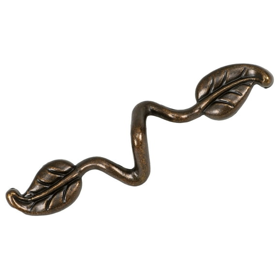 Masteelf 1 Set Leaf Drawer Pulls 2 Hole Cabinet Handle Leaf Knobs Door Handles Dresser Accessory For Cupboards Bathroom Bookcases Closet Wardrobe