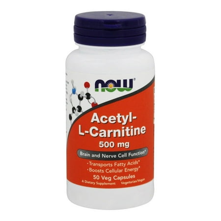 UPC 733739000750 product image for Now Foods: Acetyl - L-Carnitine Cognitive Support 500mg, 50 vcaps | upcitemdb.com