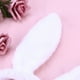 thumbnail image 3 of EeaseMX Plush Bunny Ears Hairbands Lindo Bunny Diadema Bunny Ears Hairbands (Blanco), 3 of 7