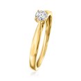 thumbnail image 3 of Ross-Simons 0.25 Carat Lab-Grown Diamond Solitaire Ring in 18kt Gold Over Sterling, Women's, Adult, 3 of 5