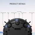 thumbnail image 3 of Robot Aspirador Barredora eléctrica Tanque de agua de 135 ml Accesorios para el hogar anticolisión (Negro), 3 of 6