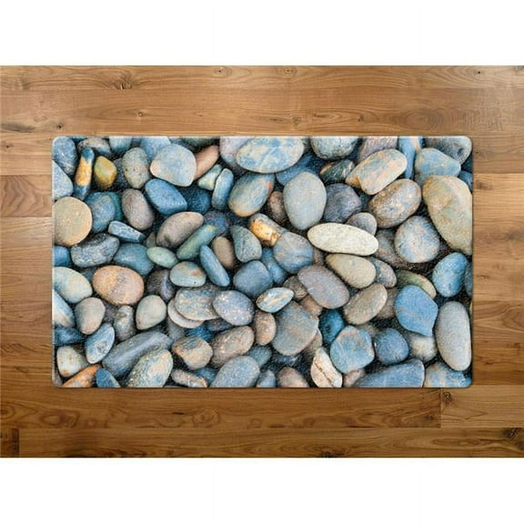 River Rocks Printed Mat, Eversoft - 8 x 30 in.