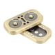 thumbnail image 1 of Metal Poker Fidget Slider, Búho Magnético Juguetes Inquietos Bloque de Inyeccióne de Escrito Juguete, Adulto Alivio del Estés Juguete Tdah Autismo Sensorial Juguete Push, 1 of 7