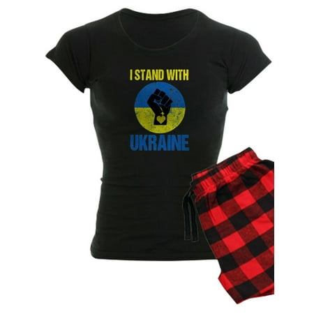 

CafePress - Support Ukraine I Stand With Ukraine P Pajamas - Women s Dark Pajamas