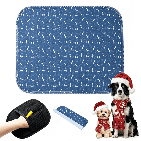QARUN Puppy Pee Pads with Pheromones, Washable Puppy Training Pads for Dogs Reusable Puppy Potty Pads for Dogs and Cats Puppy Pee Pad