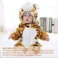 thumbnail image 3 of Mameluco de bebé unisex Mono de franela de invierno y otoño Trajes de cosplay de animales Tigre WD.WDQZL Ropa, 3 of 5
