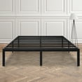 thumbnail image 1 of GrandRest 14" Dura Metal Steel Slat Bed Frame, Queen size, Black, 1 of 2