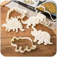 thumbnail image 3 of qILAKOG Dinosaur Fossil Cookie Making Molds, DIY Cookie Cutting Machine Making Tools, Home Kitchen Baking Molds for Cakes and Cookies, Festival Party Supplies, 3 of 6