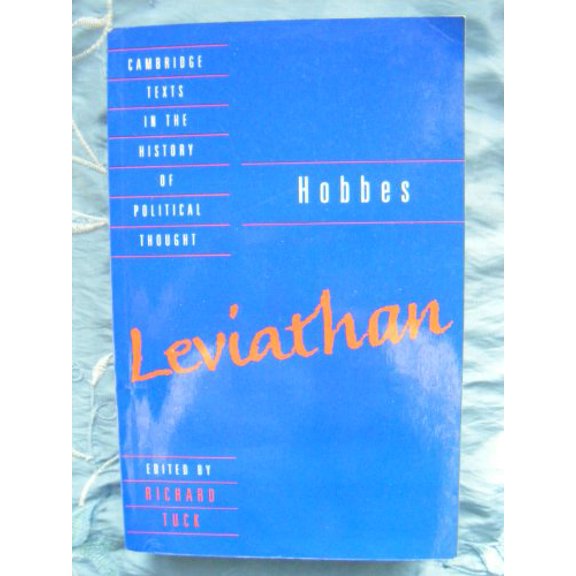 Pre-Owned Hobbes: Leviathan (Cambridge Texts in the History of Political Thought), 9780521396417, 0521396417, Paperback,