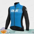 thumbnail image 3 of AIE - Jersey de ciclismo de invierno para hombre, chaqueta térmica de manga larga con forro polar y cremallera completa para ciclismo de montaña, abrigo para clima frío, resistente a la intemperie, 3 of 5