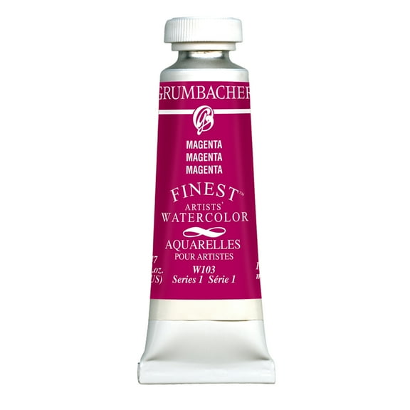 Grumbacher Finest Artists' Watercolor, 14ml Tube, Magenta