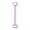 Purple, variant on Adjustable Detachable Resistance Band, Multi Gear Fitness Trainer, Elastic Workout Strap, Strength Training Accessory for Home Gym Outdoor Bodybuilding Use