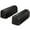 Black, variant on Faux Leather Arm Rest Covers, Set of 2