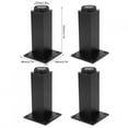 thumbnail image 5 of 4pcs Aluminum Alloy Adjustable Feet Sofa Bed Foot Legs Support, 120mm, Black, for Cupboard Cabinet Furniture Accessories, Strong Loading Capacity, Anti-Corrosive, Rust-Proof, Easy Installation, 5 of 9