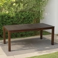 thumbnail image 6 of Benjara Feya Outdoor Dining Table- 69" Rectangular Top- Brown Acacia Wood, 6 of 10
