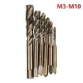 6Pc M3-M10 Hss- Balt M35 Machine Sprial Flutes Taps Metric Screw Tap ...