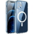 thumbnail image 1 of GFDYREE Compatible avec iPhone 11 Pro Étui MagSafe Étui Clair Magnétique Transparent, 1 of 7