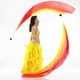 thumbnail image 2 of Bolas Poi de Velo de Seda para Danza Del Vientre, de Seda para Rojo naranja amarillo Colcomx velo de danza del vientre poi ball, 2 of 8