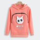 thumbnail image 2 of Sudadera Amantes de los gatos Sudadera con capucha Canguro Perro Mascota Pata Suéteres Bolsa de abrazo Sudadera Bolsillo Animal Oreja Con capucha Alta calidad, 2 of 2
