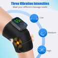 thumbnail image 5 of Knee Heated Pad Graphene Heated Knee Brace, Thermal Vibration Massage Knee Wrap, Cordless Elbow Support, 7 Temperature Levels & 3 Vibration Intensity, Portable Thermal Knee Brace for Sports Recovery, 5 of 12