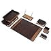 thumbnail image 3 of MOOGCO Desk Organizers - Desk Accessories - Leather Desk Organizer - Bonded Leather Desk Set - Home Office Accessories - Desk Supplies - Leather Desk Set - Office Accessories (Walnut), 3 of 4