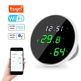 thumbnail image 1 of Contrôle à Distance de Moniteur d'Application de Capteurs d'Humidité Wifi pour la Liaison Intelligente de Scénario de Maison Compatible avec la Commande Vocale à Domicile, 1 of 7