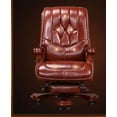 thumbnail image 3 of Real leather boss chair. Can lie high - grade massage computer chair. Home office chair real wood swivel chair..08 My Lux Decor Round, 3 of 18