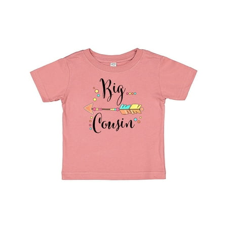 

Inktastic Big Cousin- dots and arrow Gift Baby Boy or Baby Girl T-Shirt