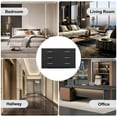 thumbnail image 6 of Aukfa Modern 6-Drawer Dresser Chest of Drawers Storage Cabinet for Bedroom Living Room, Black, 6 of 8