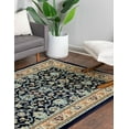 thumbnail image 3 of Rugs.com Yasmin Collection Rug – 9' x 12' Navy Blue Medium Rug Perfect For Living Rooms, Large Dining Rooms, Open Floorplans, 3 of 5