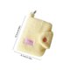 thumbnail image 3 of Uncomplicated Lint Keychain Wallet Snap Button Mini Purse Distinctive Solid Color Card Holders For Student Portable Earbud Bag With Ring, 3 of 6