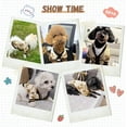 thumbnail image 6 of Small Dog Sweaters Cute Bear Dog Cardigans Clothes for Small Medium Dogs Boy Girl Puppy Cat Knitting Cardigan Outfits Dog Winter Coats Warm Pet Dog Clothes Soft Knitwear Apparel (Stripe,XS), 6 of 13