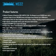 IMALENT MS32 Brightest Flashlight, Tactical, High Lumens, Type-C Rechargeable, 200,000 Lumens, CREE XHP70.2 LEDs, 8 Modes, Outdoor, Emergency, Caving