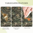 thumbnail image 6 of Hunting Camo Camouflage Army Waterproof Picnic Patio Party Round Table Cloth Cover Decorations Fabric 60 Inch Circular Tablecloth for 20-47 Inch Home Dining Room Kitchen Decor, 6 of 6