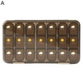 thumbnail image 2 of Neinkie Weekly Pill Organizer,3-Times-A-Day 7 Day Pill Box Large Compartments Moisture-Proof Pill Case Medication Reminder Portable Travel Container for Vitamins Fish Oil Compartments, 2 of 7