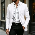 thumbnail image 5 of Jackets for Men, Mens Linen Suit Blazer Lightweight Mens Summer Beach Sport Coat Casual Blazer for Men Single Breasted Solid Jacket, 5 of 9