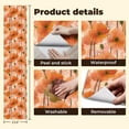 thumbnail image 5 of Peel and Stick Wallpaper 23.6in x 9.8ft Seamless Watercolor Orange Water Droplets Contact Paper Vinyl Self-Adhesive Removable Wall Paper for Bedroom DIY Home Decor Renter Friendly, 5 of 8