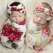 Newborn Infant Baby Kids Swaddle Soft Sleeping Blanket Wrap Bath Towel