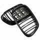 thumbnail image 5 of Rejilla de riñón de repuesto para parachoques delantero de doble listón para BMW E39 Serie 5 (525, 528, 1995-2004), color negro mate, 5 of 5